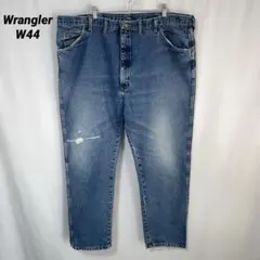 B-1282 Wrangler ラングラー Ｗ44 テーパード リペアデニム