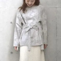 w closet タイダイ柄フロントリボンTeeのサムネイル