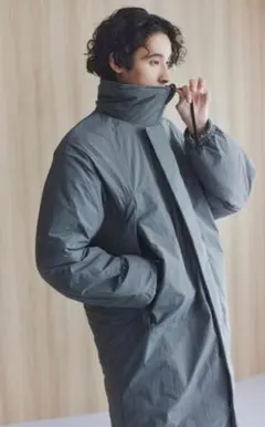 tk.TAKEO KIKUCHI【M】 ◆リバーシブル パデッドロングコート