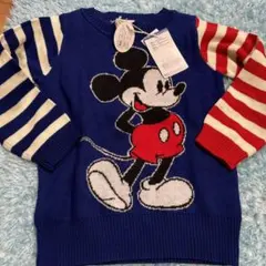 新品　BREEZE ミッキーセーター