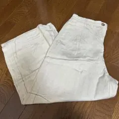 GU アイボリー カジュアルパンツ Sサイズ