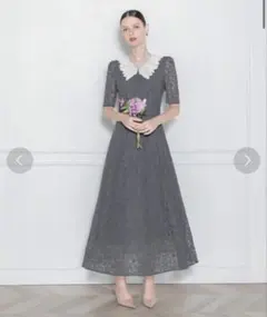 Leja Aラインワンピース　パーティードレス