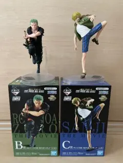 一番くじ　ワンピース　ゾロ　サンジ　フィギュア　　　ONEPIECE