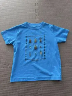 mont-bell 昆虫プリント Tシャツ 青　110cm