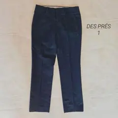 デプレ DES PRÉS スラックス S-M ネイビー カジュアル