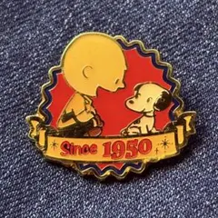 PEANUTS生誕70周年記念 チャーリーブラウン スヌーピー ピンバッジ