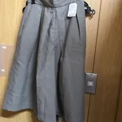 カーキ色 ウエストゴム パンツ サイズF