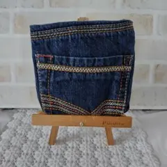 ★ふたなし　デニム　移動ポケット2
