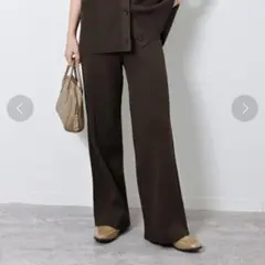 ジャーナルスタンダード レリューム　ウォッシャブルストレッチニットリブパンツ