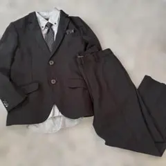 VOWW NEO　フォーマルスーツ5点セット　150　ストライプ　卒服　卒業式