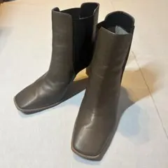 DIANA サイドゴア ショートブーツスクエアトゥ ダイアナ 23.5cm