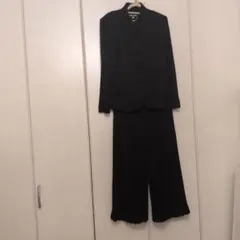 極美品 KEISHO KITANO ブラックパンツスーツ 38