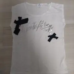 ランバンオンブルー　リボン　Tシャツ　ロゴ