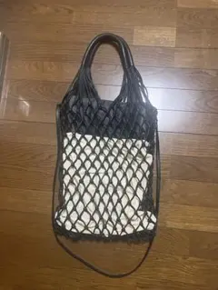 レザーメッシュトートバッグのサムネイル