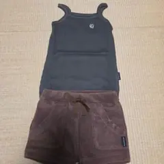 タンクトップ＆ショートパンツ セット 90
