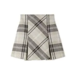 SNIDEL ロービングチェックミニスカート