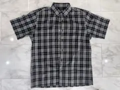 バーバリーロンドン　チェック柄 半袖シャツ サイズL