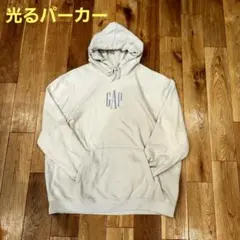 GAP ギャップ XL リフレクター 光るパーカー ベージュ 1969