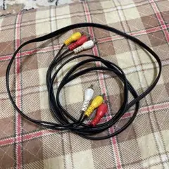 RCAケーブル 赤白黄コネクタ