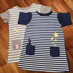 エプロン　チュニック　保育