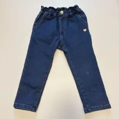 アプレレクール　裏起毛デニム100センチ