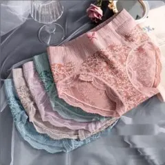 温活ショーツ　ショーツ　5色セット　フリーサイズ　下着　パンツ　通気性　快適