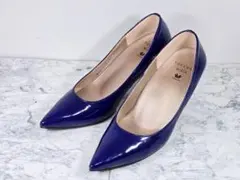 【良品】★ワコール★サクセスウォーク★エナメルレザーパンプス★22.5cmのサムネイル