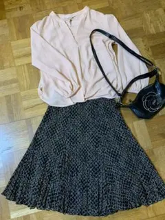 コムサデモード　スカート　膝丈7号