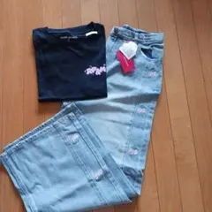 【新品】レピピ　ホックパンツ&Tシャツ　Lのサムネイル