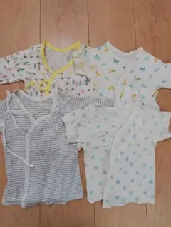 ベビー短肌着 新生児　4点セット 50〜60cm