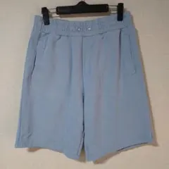 ZARA ザラ ショートパンツ ストレート 無地 M 水 棉 カジュアル 休日
