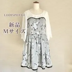 LODISPOTTO ロディスポット ローズ柄 ワンピース /薔薇柄 バレエコア