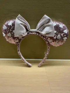 東京ディズニーリゾート ミニー カチューシャ ピンク スパンコール