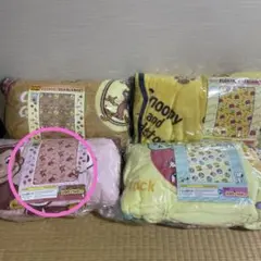 おさるのジョージ　フランネルボアブランケット　毛布　H200×W140cm