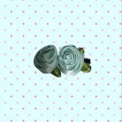 ハンドメイド バラのクリップ/コサージュ バレエコア グランジ ロリータ