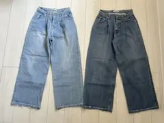 BACK NUMBER デニムワイドパンツ 2点セット