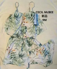 CECIL McBEE セシルマクビー リーフ柄コンビネゾン 水着 WT✦新品のサムネイル