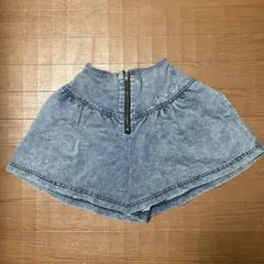 メゾピアノ　デニムミニスカート　160