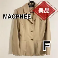 MACPHEE ベージュ テーラードジャケット Fのサムネイル