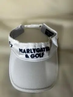 PEARLY GATES バイザー ホワイト