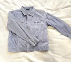 COMME CA FILLE ストライプデザインシャツ140