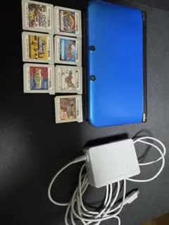 た*む様 ニンテンドー3DS LL 青 本体と充電器とカセット