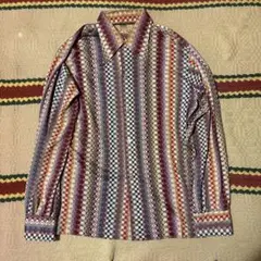 【MONTGOMERY WARD】70s モンゴメリーワード シャツ レーヨン棍