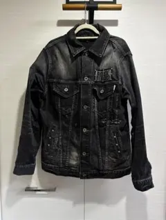 ROUGH AND RUGGED デニムジャケット ブラック 2026年最新】ROUGH and RUGGED メンズ Gジャン・デニムジャケットの
