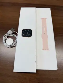 Apple Watch + ピンクバンド