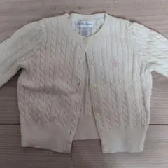 Ralph Lauren アイボリー カーディガン 12M