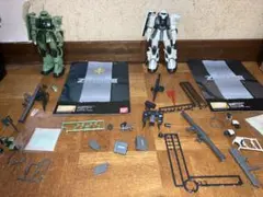 HG MS-06R-1A シンマツナガ専用ザクII と 黒い三連星ザク+デカール
