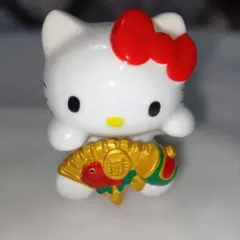 ハローキティ貯金箱七福きてぃねこ招き猫 打ち出の小槌 千両 万両 2007