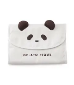 【ジェラート ピケ】パンダ母子手帳ケース　Lサイズ