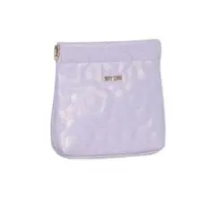 MARY QUANT キルトフォームデイジーバネクチポーチ(ライラックパープル)